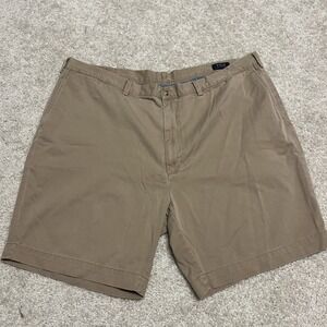 Mens Polo Ralph Lauren Chino Shorts Khaki Big/Tall 48B x 8" Inseam Classic Fit